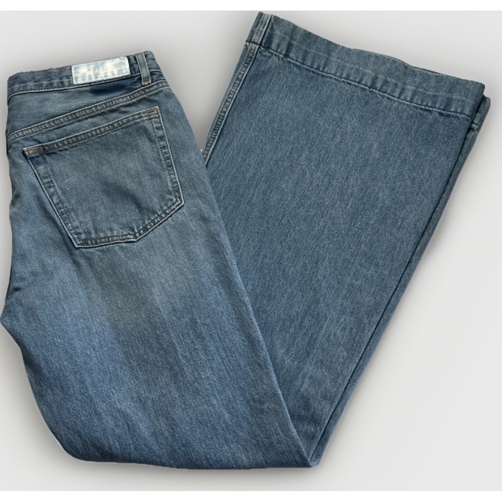 Women's RE/DONE Blue Flared Jeans in Lake Blue Size‎ 31 31x33